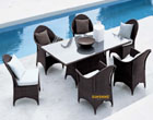 Set de jantar Rattan