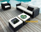  Outdoor Rattan Sofa