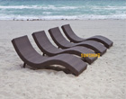  Rattan Beach Chaise