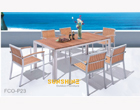 Silla comedor de WPC