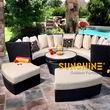 Garden rattan Sofa