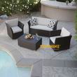 Garden rattan Sofa