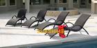 Rattan Swimiming pool lounger