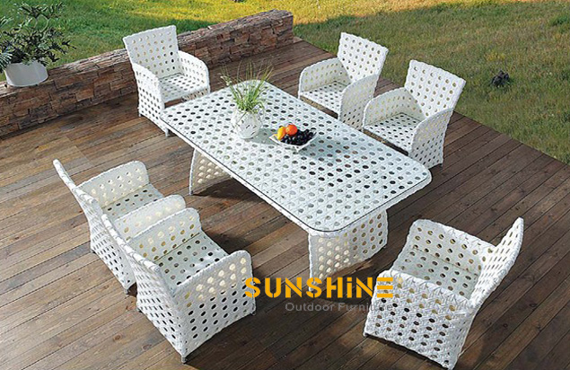 Rectangle Rattan Dining Sets