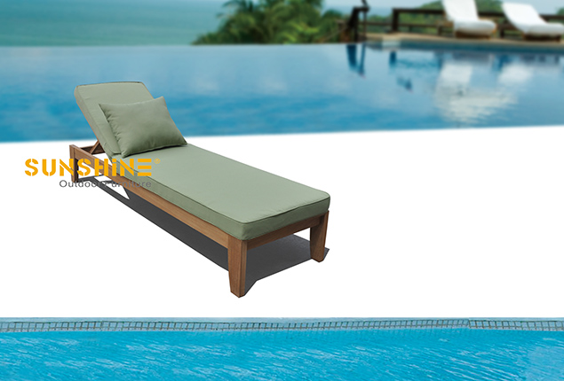  Rattan Pool lounger